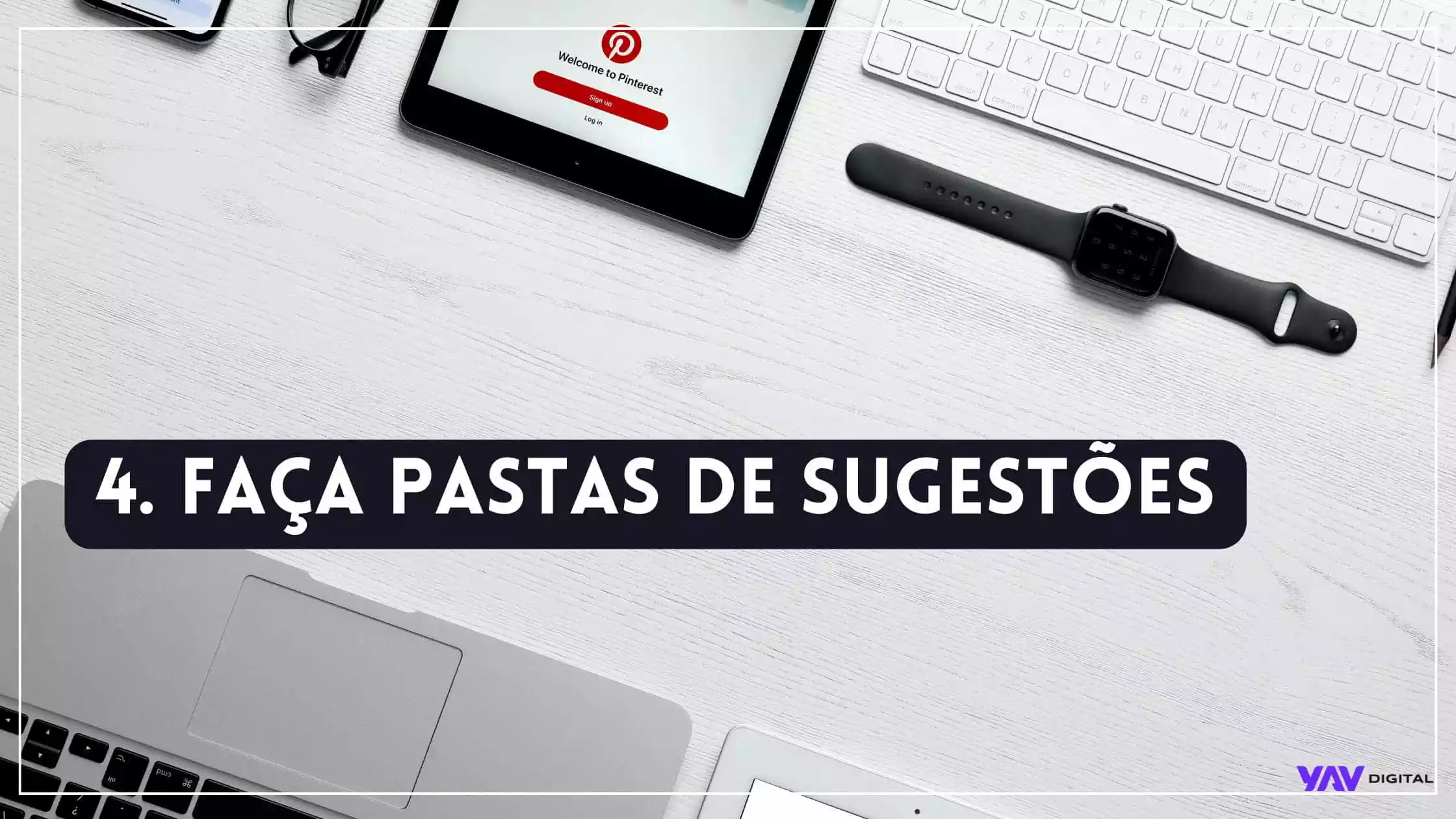 Faça pastas de sugestão