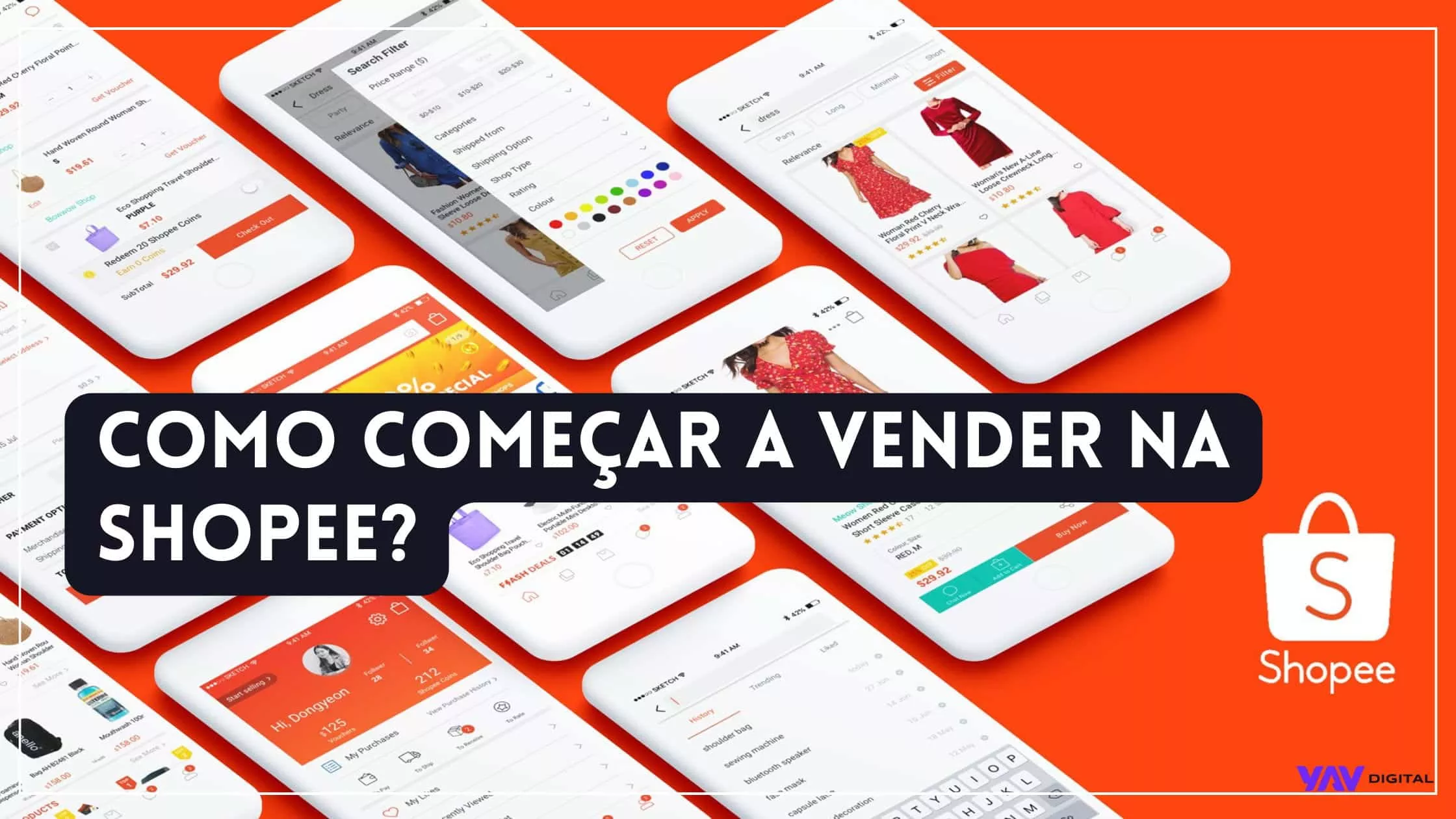 como começar a vender na shopee