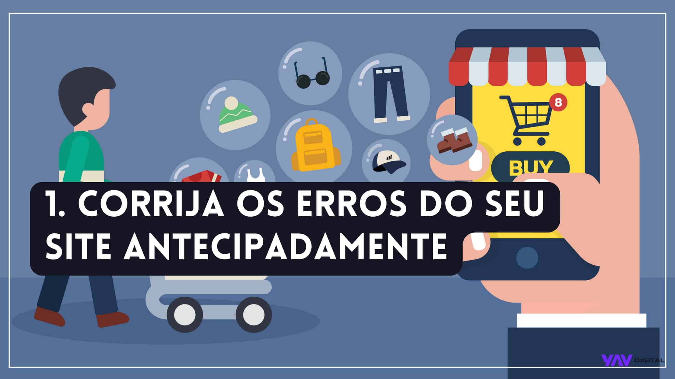 Corrija os erros do seu site antecipadamente