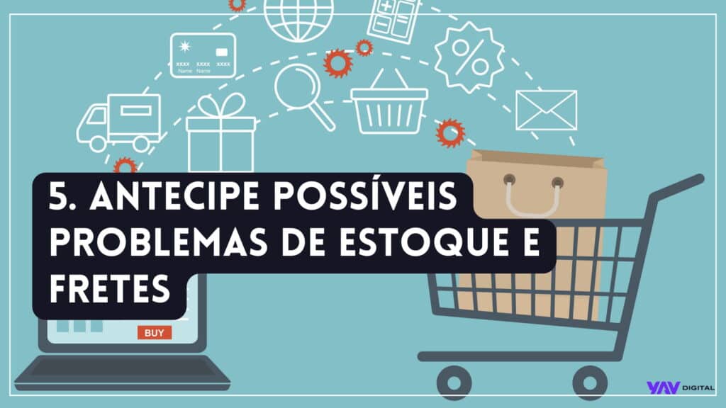 Antecipe possíveis problemas de estoque e fretes