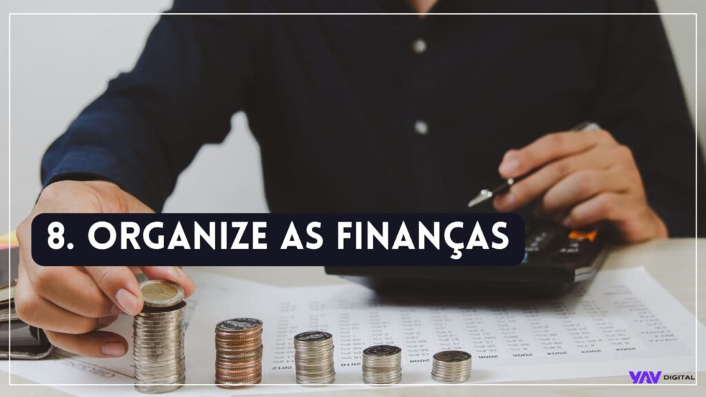 Organize as finanças