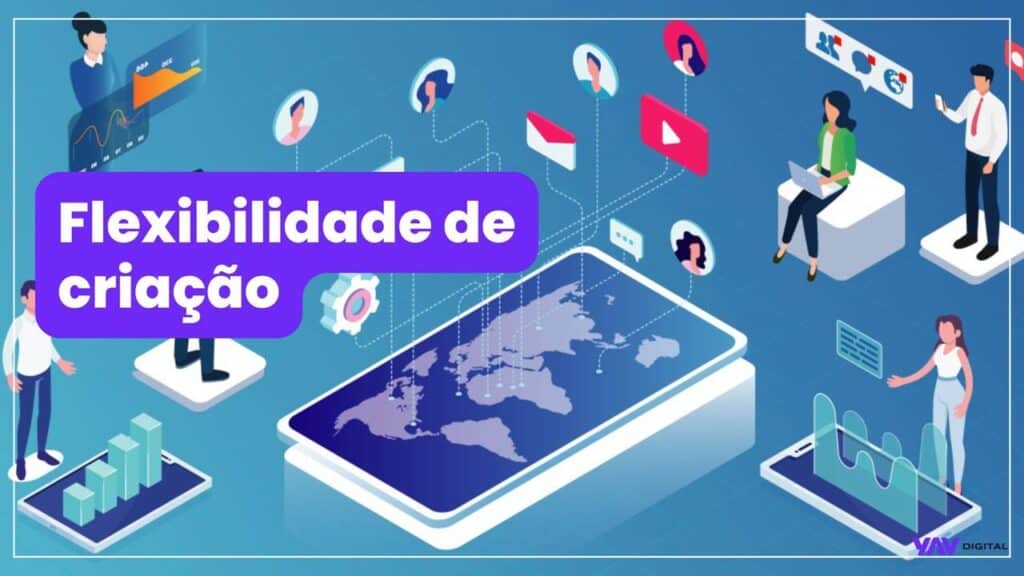 Flexibilidade de criação