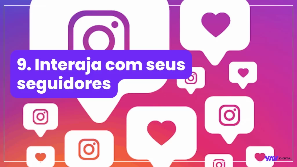 Imagem com vários ícones de like do Instagram.